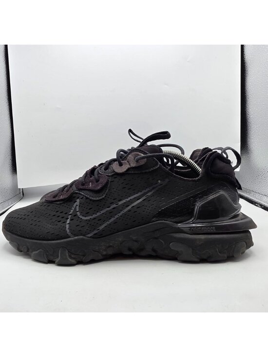 Nike React Vision Mens Size 11 Triple Black Athletic Shoes Walking Casual main image 5